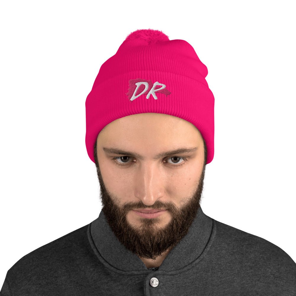 Dominican Republic Map Pom-Pom Beanie - Conscious Apparel Store