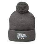 Dominican Republic Map Pom-Pom Beanie - Conscious Apparel Store