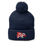 Dominican Republic Map Pom-Pom Beanie - Conscious Apparel Store