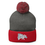 Dominican Republic Map Pom-Pom Beanie - Conscious Apparel Store