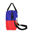 Haiti Flag Large Capacity Duffle Bag