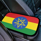 Ethiopia Flag Car Armrest Cover - Conscious Apparel Store