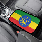 Ethiopia Flag Car Armrest Cover - Conscious Apparel Store