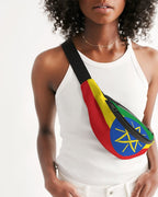 Ethiopia Flag Crossbody Sling Bag - Conscious Apparel Store