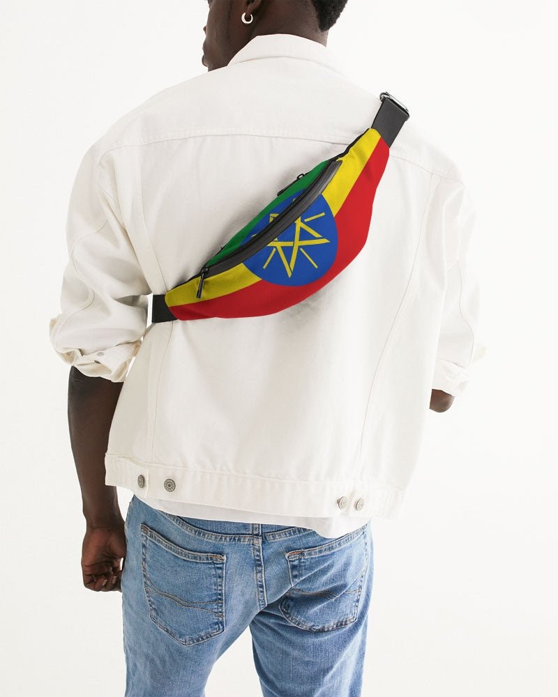 Ethiopia Flag Crossbody Sling Bag - Conscious Apparel Store