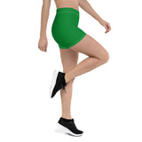 Ethiopia Flag Green Leggings Shorts - Conscious Apparel Store