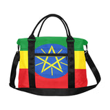 Ethiopia Flag Large Capacity Duffle Bag - Conscious Apparel Store