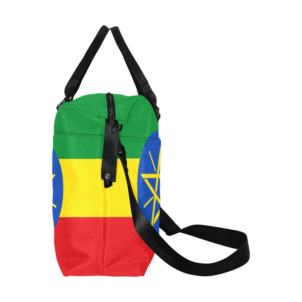 Ethiopia Flag Large Capacity Duffle Bag - Conscious Apparel Store