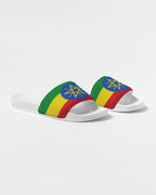 Ethiopia Flag Men's Slide Sandal - Conscious Apparel Store
