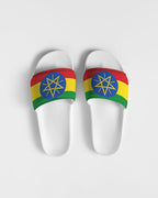 Ethiopia Flag Men's Slide Sandal - Conscious Apparel Store