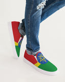 Ethiopia Flag Men's Slip-On Canvas Shoe - Conscious Apparel Store
