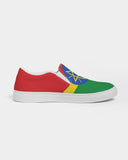 Ethiopia Flag Men's Slip-On Canvas Shoe - Conscious Apparel Store