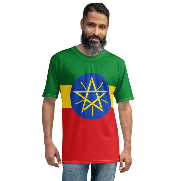Ethiopia Flag Men's t-shirt - Conscious Apparel Store