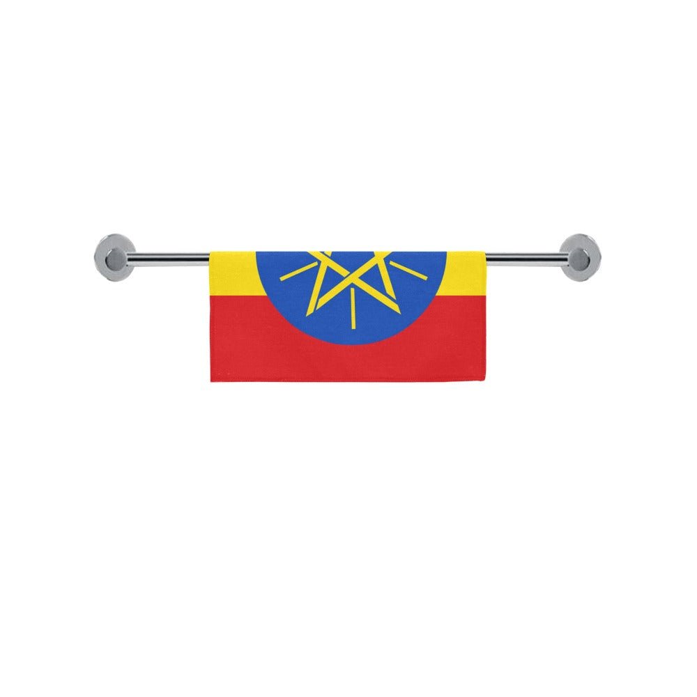 Ethiopia Flag Square Towel 13“x13” - Conscious Apparel Store