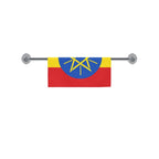 Ethiopia Flag Square Towel 13“x13” - Conscious Apparel Store