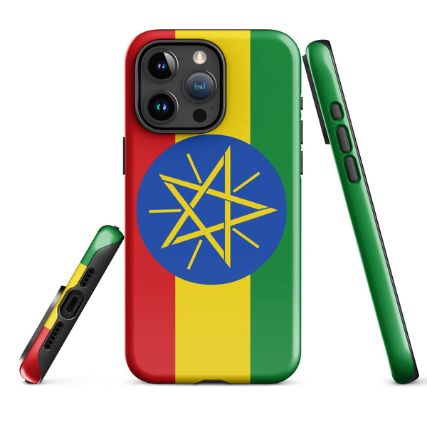 Ethiopia Flag Tough Cellphone Case for iPhone® - Conscious Apparel Store