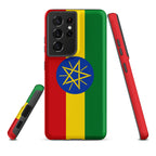 Ethiopia Flag Tough Cellphone case for Samsung® - Conscious Apparel Store