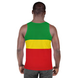 Ethiopia Flag Unisex Tank Top - Conscious Apparel Store