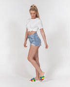 Ethiopia Flag Women's Slide Sandal - Conscious Apparel Store