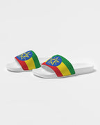 Ethiopia Flag Women's Slide Sandal - Conscious Apparel Store