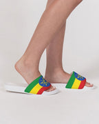 Ethiopia Flag Women's Slide Sandal - Conscious Apparel Store