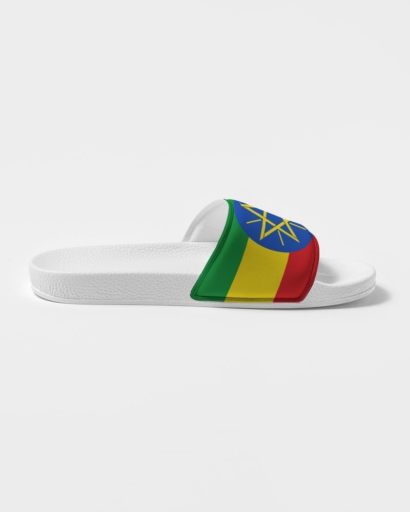 Ethiopia Flag Women's Slide Sandal - Conscious Apparel Store