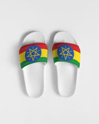 Ethiopia Flag Women's Slide Sandal - Conscious Apparel Store