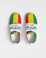 Ethiopia Flag Women's Two-Tone Sneaker - Conscious Apparel Store