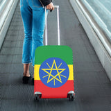 Ethiopia Red Luggage Cover/Small 18"-21" - Conscious Apparel Store