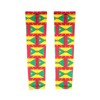 Grenada Flag Arm Sleeves (Set of Two) - Conscious Apparel Store