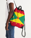 Grenada Flag Canvas Drawstring Bag - Conscious Apparel Store