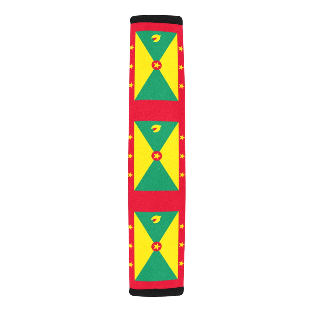 Grenada Flag Car Seat Belt Cover 7''x12.6'' (Pack of 2) - Conscious Apparel Store
