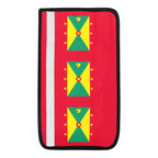 Grenada Flag Car Seat Belt Cover 7''x12.6'' (Pack of 2) - Conscious Apparel Store