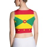 Grenada Flag Crop Top - Conscious Apparel Store