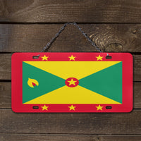 Grenada Flag Custom License Plate - Conscious Apparel Store
