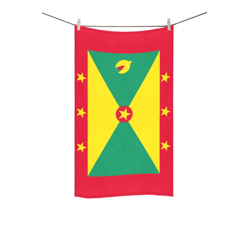 Grenada Flag Hand Towel 16"x28" - Conscious Apparel Store