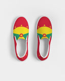 Grenada Flag Men's Slip-On Canvas Shoe - Conscious Apparel Store