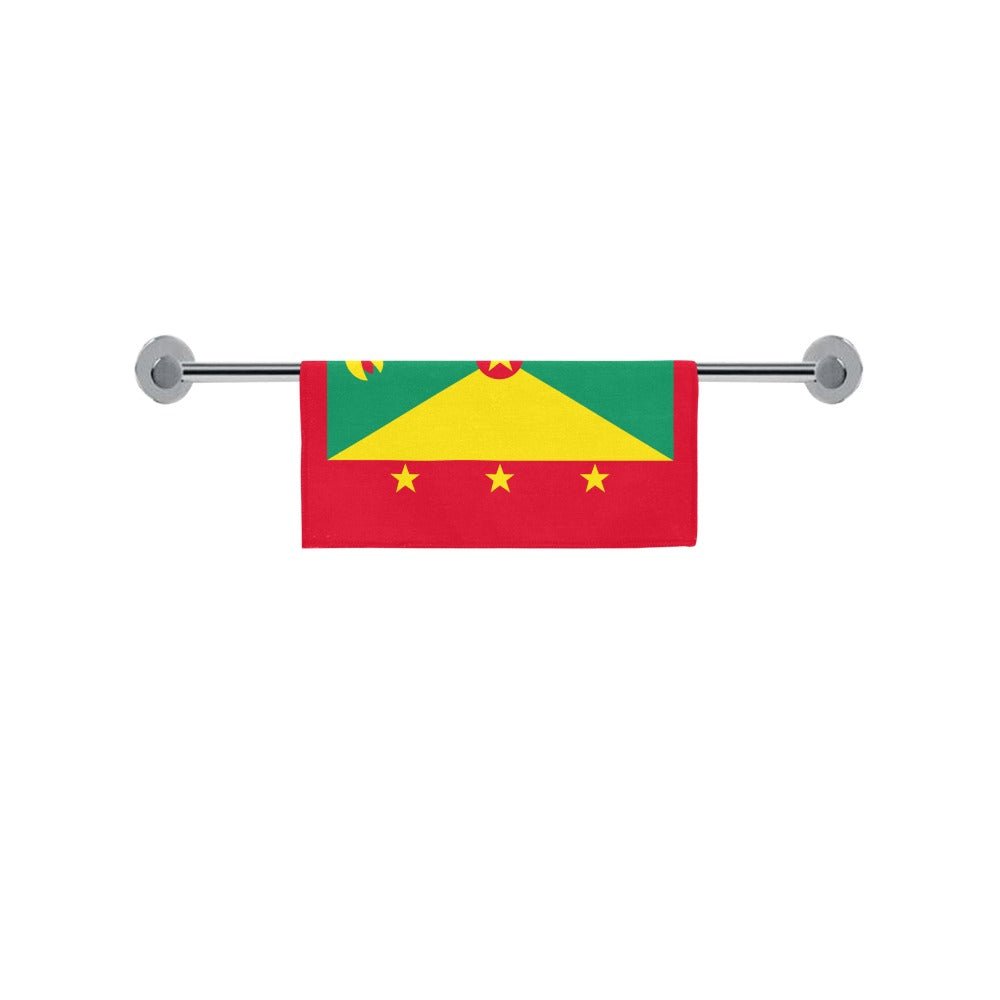 Grenada Flag Square Towel 13“x13” - Conscious Apparel Store