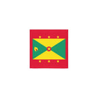 Grenada Flag Square Towel 13“x13” - Conscious Apparel Store
