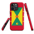 Grenada Flag Tough Cellphone Case for iPhone® - Conscious Apparel Store