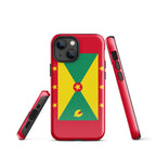 Grenada Flag Tough Cellphone Case for iPhone® - Conscious Apparel Store