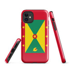 Grenada Flag Tough Cellphone Case for iPhone® - Conscious Apparel Store