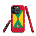 Grenada Flag Tough Cellphone Case for iPhone® - Conscious Apparel Store