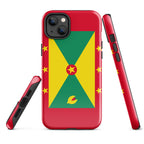 Grenada Flag Tough Cellphone Case for iPhone® - Conscious Apparel Store