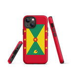 Grenada Flag Tough Cellphone Case for iPhone® - Conscious Apparel Store