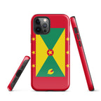 Grenada Flag Tough Cellphone Case for iPhone® - Conscious Apparel Store