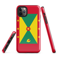 Grenada Flag Tough Cellphone Case for iPhone® - Conscious Apparel Store