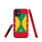 Grenada Flag Tough Cellphone Case for iPhone® - Conscious Apparel Store
