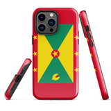Grenada Flag Tough Cellphone Case for iPhone® - Conscious Apparel Store
