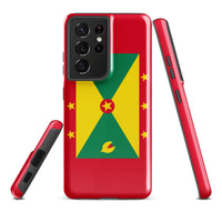 Grenada Flag Tough Cellphone case for Samsung® - Conscious Apparel Store